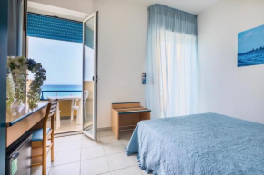 ISA-Double room with balcony and front sea view in hotel with swimming pool in Marina di Cecina, just 10 meters from the sea